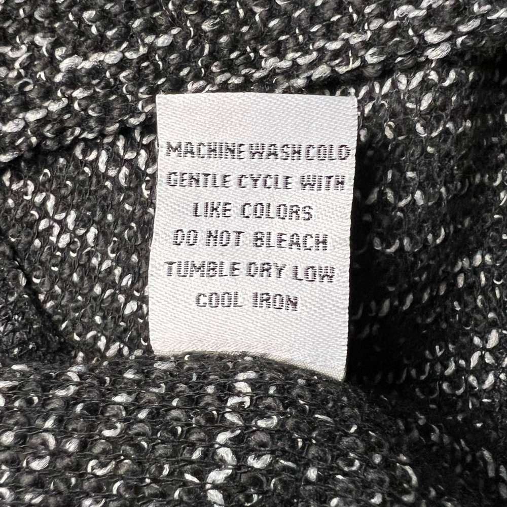 Habitat crew neck knit sweater black white gray knit XS - Picture 8 of 11